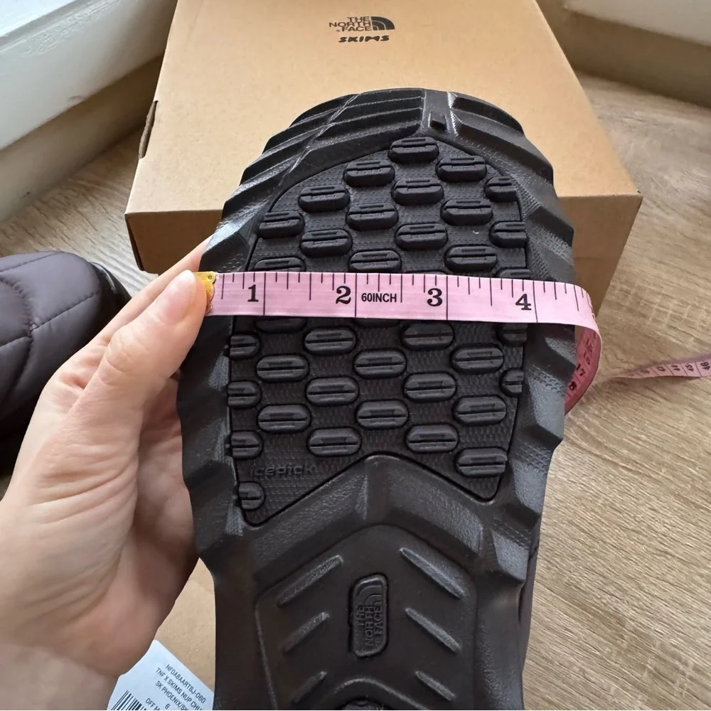North Face x Skims Nuptse Traction Chukka Phoenix Men's 6 / Women's 8